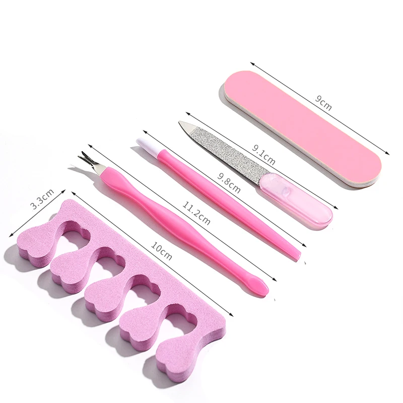 5pcs Nails Things For Manicure Set Nails Art Accessories Tools Kits Nail Supplies For Professionals Manicure Set