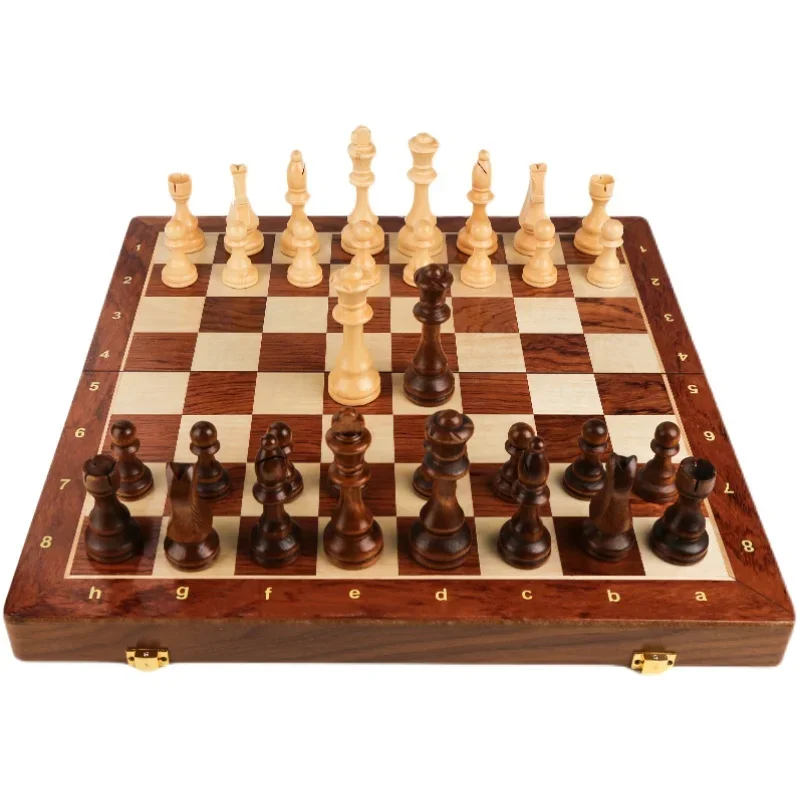 

Thematic Board Chess Set Luxury Children Travel Games Unique Educational Professional Chess Wood Ajedrez Cristal Strategy Game