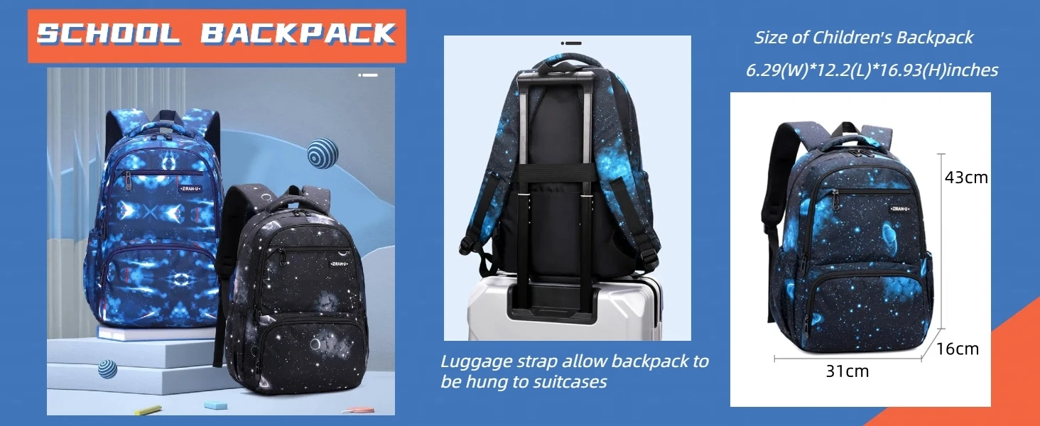 Galaxy kids backpack