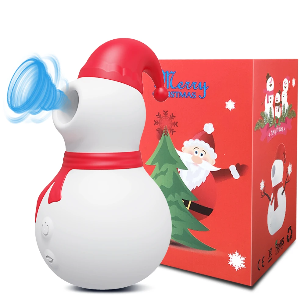 Snowman klitoris- en tepelzuiger met vibratiefunctie voor vrouwen_voghion.com