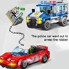 655Pcs City Police Catch Bank Robber Sets Building Blocks SWAT Vehicle Helicopter Policeman Thieves Figures Bricks Toys Children 5
