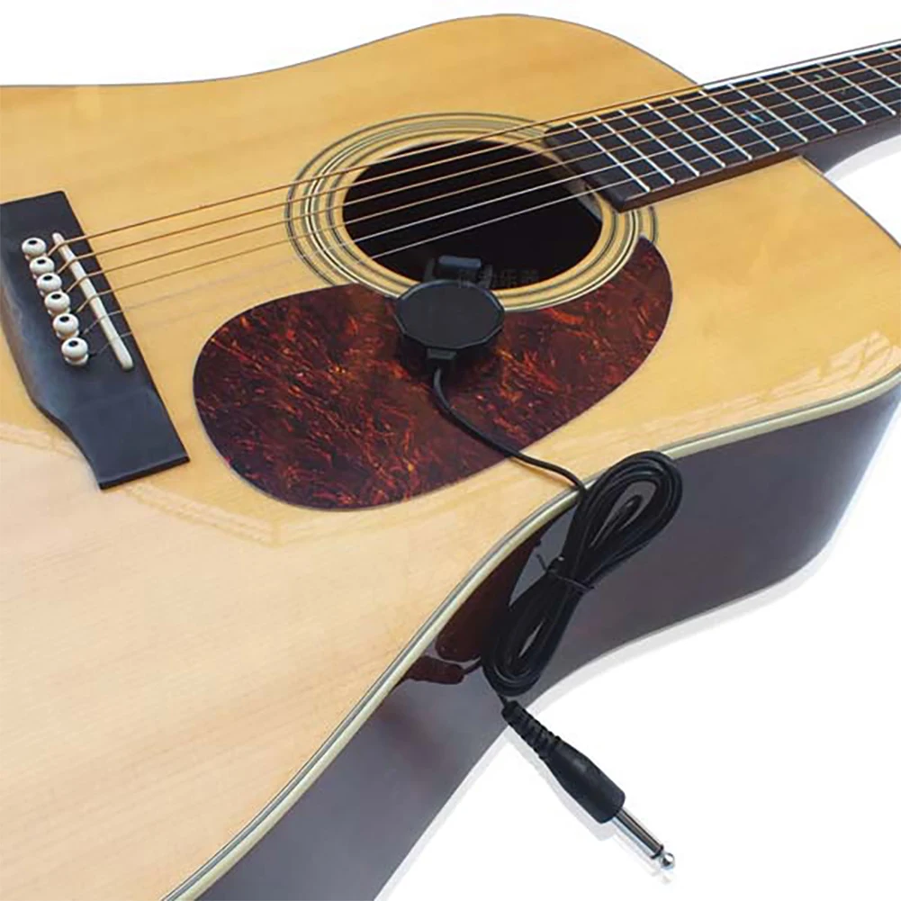 Guitar Pickup Clip-on For Violin With 8.2FT Connection Cable Guitar Preamp Piezo Tuner Amplifier