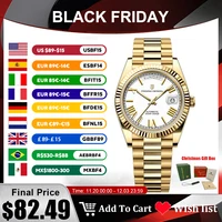 PAGANI DESIGN DD40 Gold Men's Watches Luxury Automatic Watch For Man Mechanical Wristwatch NH36 Men AR Sapphire Waterproof Clock