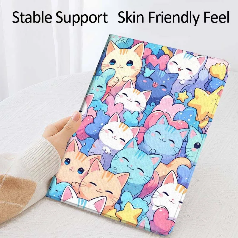 Cute Cat Art Tablet Case Gift - Popular Design