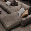 Fabric Sofa Armchair Combination Living Room Wooden Seating L-shaped Sofa Bed Hotel Lounge Chaise Lounges Couch Home Furniture 5 Fabric Sofa Armchair Combination Living Room Wooden Seating L-shaped Sofa Bed Hotel Lounge Chaise Lounges Couch Home Furniture 5