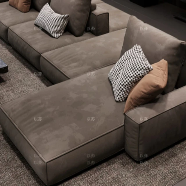 Fabric Sofa Armchair Combination Living Room Wooden Seating L-shaped Sofa Bed Hotel Lounge Chaise Lounges Couch Home Furniture 5 Fabric Sofa Armchair Combination Living Room Wooden Seating L-shaped Sofa Bed Hotel Lounge Chaise Lounges Couch Home Furniture 5