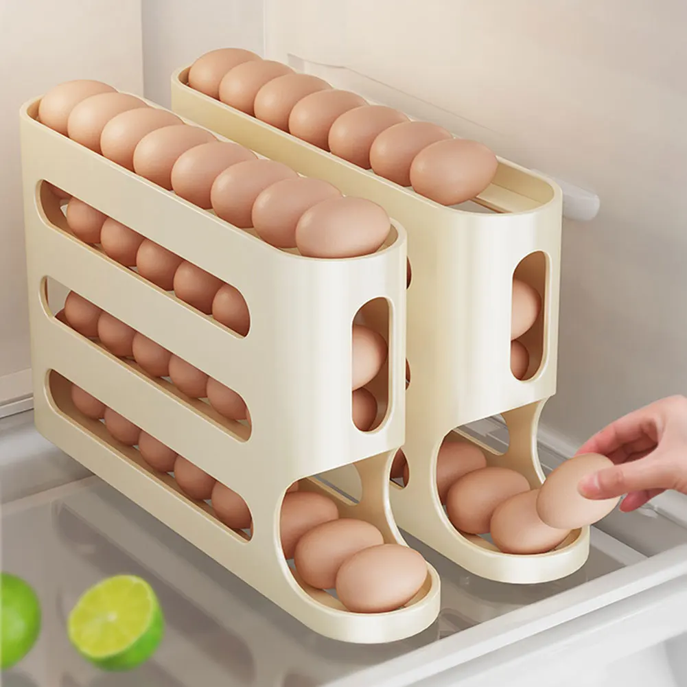Plastic Automatic Egg Dispenser for Refrigerator Storage