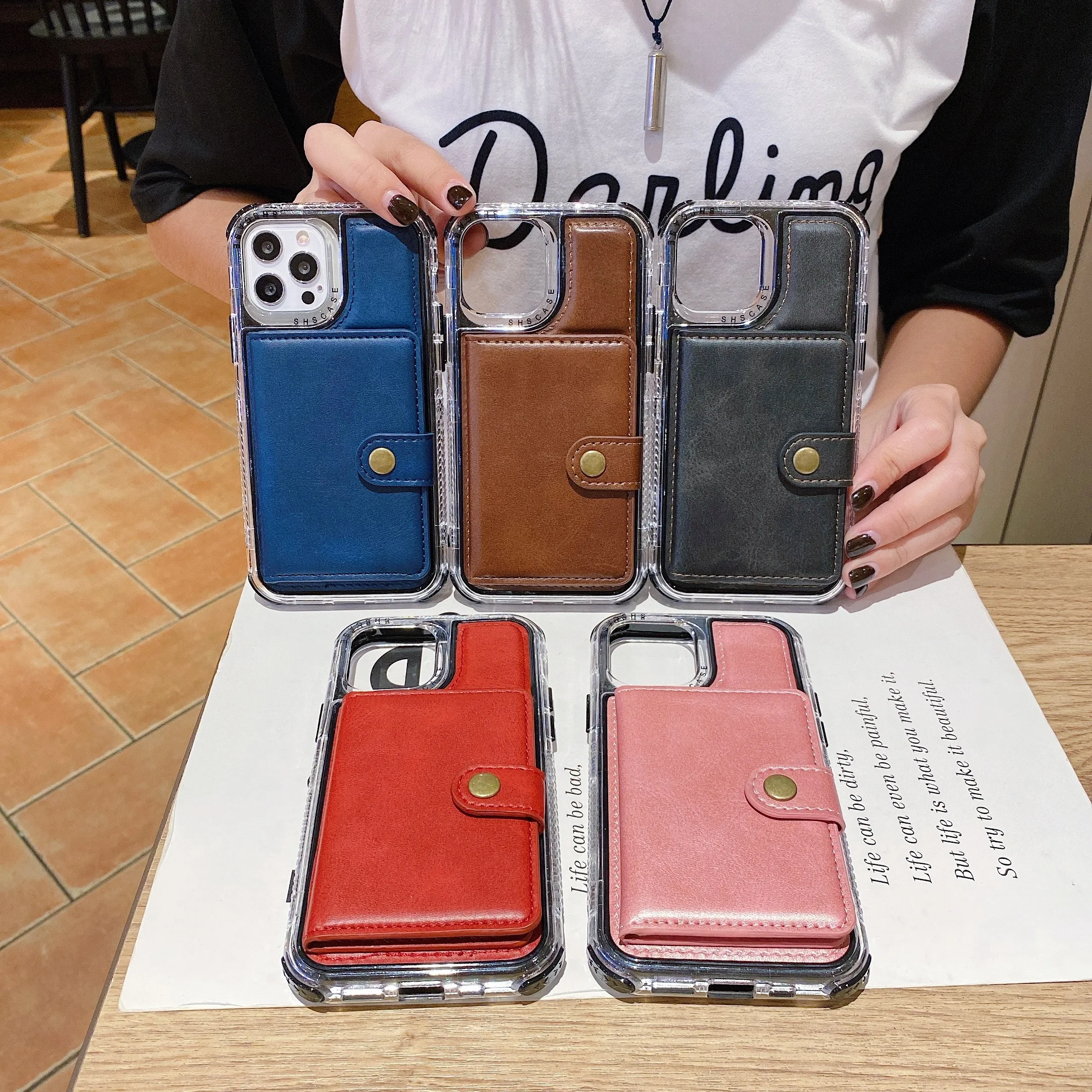 case iphone 13  2 in 1 Detachable Back Cover For iPhone 13 12 11 Pro Max Mini Wallet Case with Card Holder Magnetic Leather Pocket Slim case iphone 13 