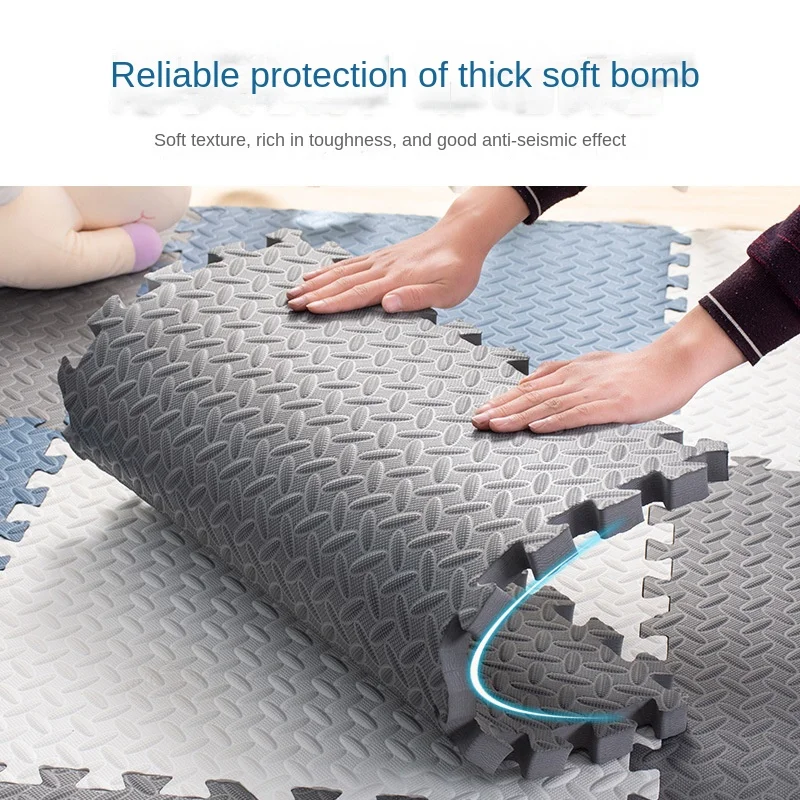 Pack De 8 Alfombras De Protección De Suelo Para Piscina – Puzzle EVA 50x50cm (Base Acolchada Para Piscina O Gimnasio)