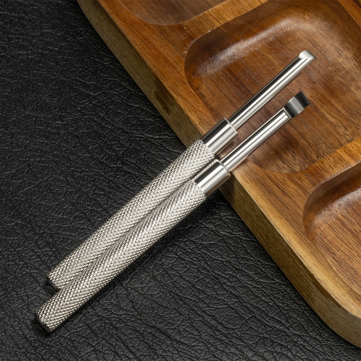 2/4팩 스테인리스 스틸 4mm 시계 바늘 제거 도구 레버, 시계 제작자용 나이프 도구용 플랫 블레이드 시계 바늘 리프팅 도구 포함