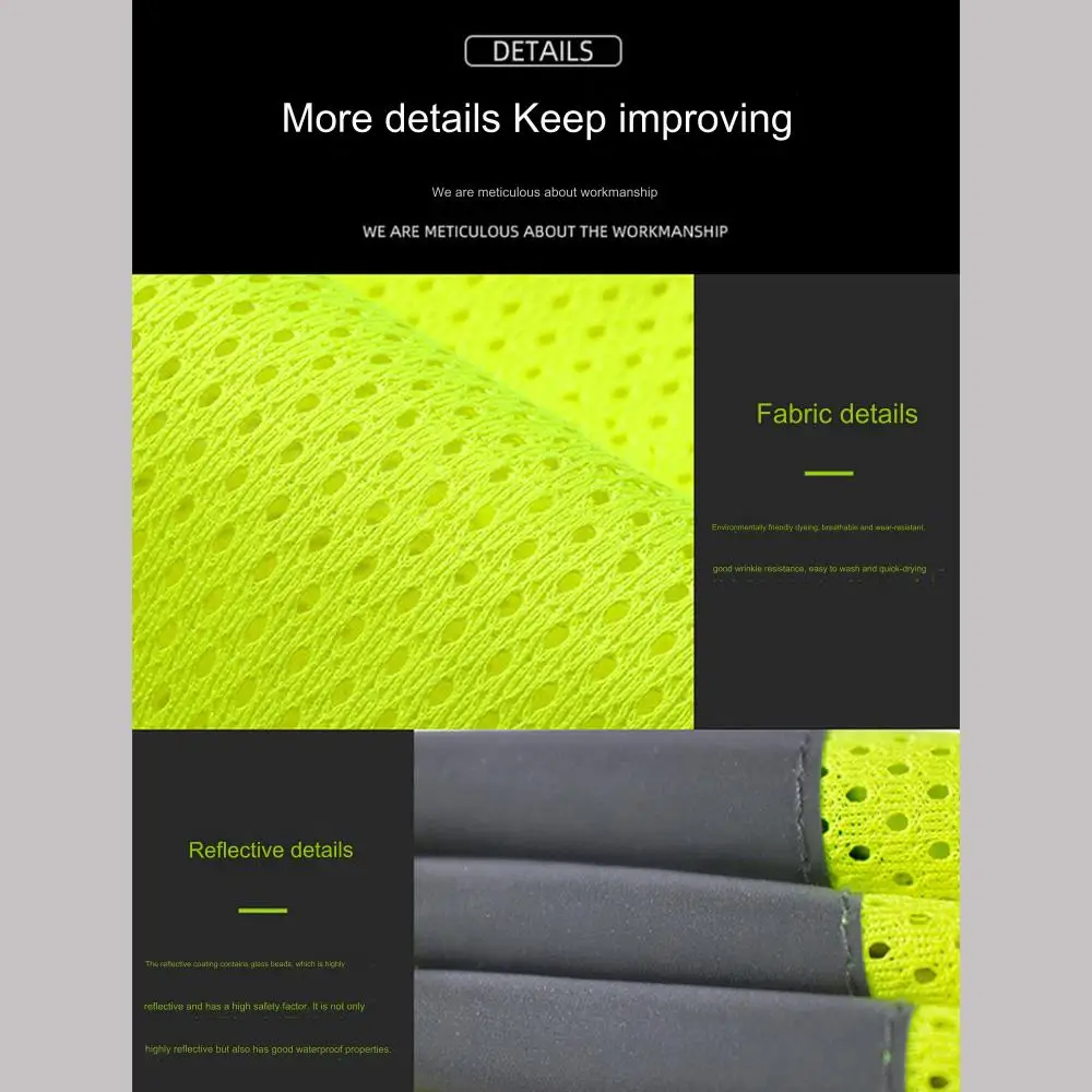 Outdoor Night Riding Running Reflective Vest Safety Security Sports Vest Night Bicycle Cycling Riding Jogging Guiding Light,reflective safety vest