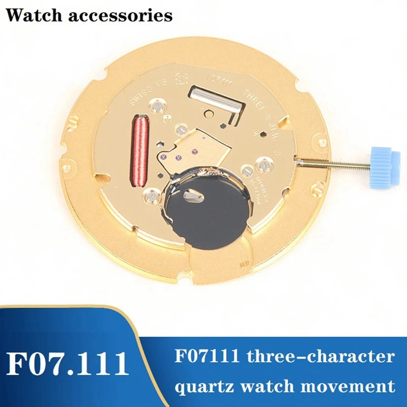 

Механические Кварцевые часы F07111 с механизмом, Высокоточный кварцевый механизм ETA F07.111 с тремя символами и календарем