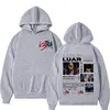 Rapper Luar La L Music Album L3TRA Hoodie Men Women Harajuku Fashion High Quality Sweatshirt Man Casual Fleece Hooded Streetwear 4