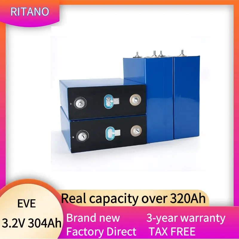 

Беспошлинные ячейки для Гольф-мобилей Eve lifepo4 304ah LFP 304ah 3,2 v prismatic lifepo4 320ah