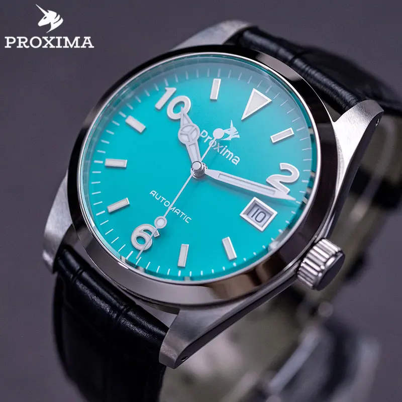 

Proxima Retro Classic Men Dive Watch 316L Stainless Steel 20Bar Waterproof Sapphire Crystal PT5000 Automatic Mechanical Watches