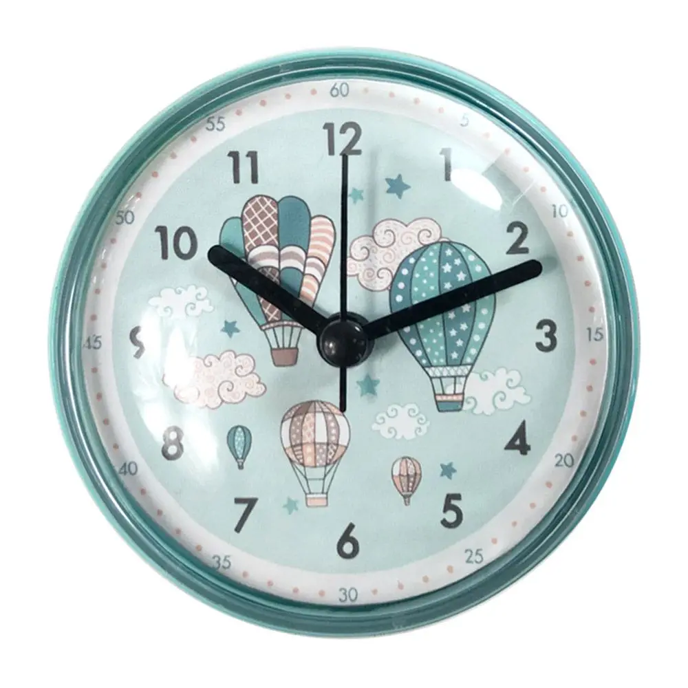 Mini Orologio Da Parete Con Ventosa - Impermeabile, Silenzioso, Formato Tascabile. Perfetto Per Doccia, Bagno O Cucina (Blu) - 3