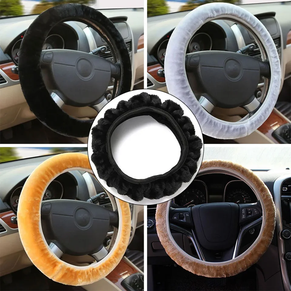 Coprivolante per auto in peluche: accessori per auto in peluche