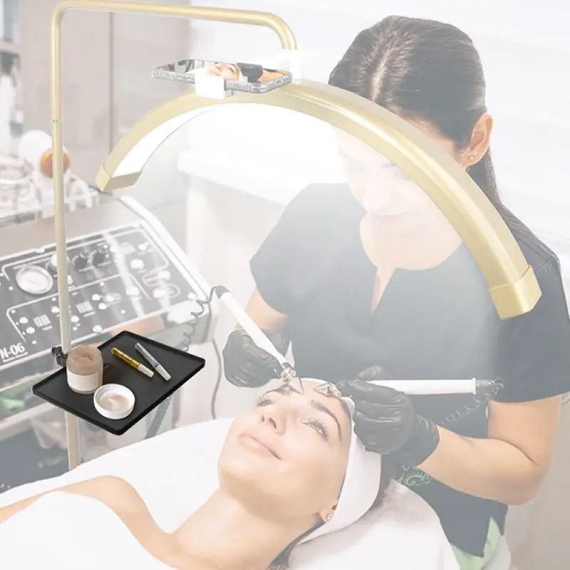 범용 사운드 카드 트레이 라이브 스트리밍 마이크 스탠드 사진 클램프 클립 플랫폼 속눈썹 메이크업 화장품 트레이 작업용