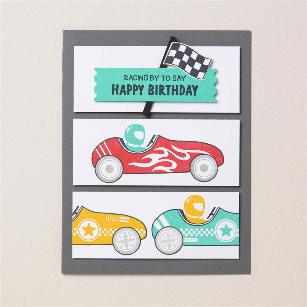 Clear Silicone Stamp Racing By DIY Crafts Card Album Making Scrapbooking Stencil New ST03
