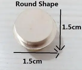 15mm round head