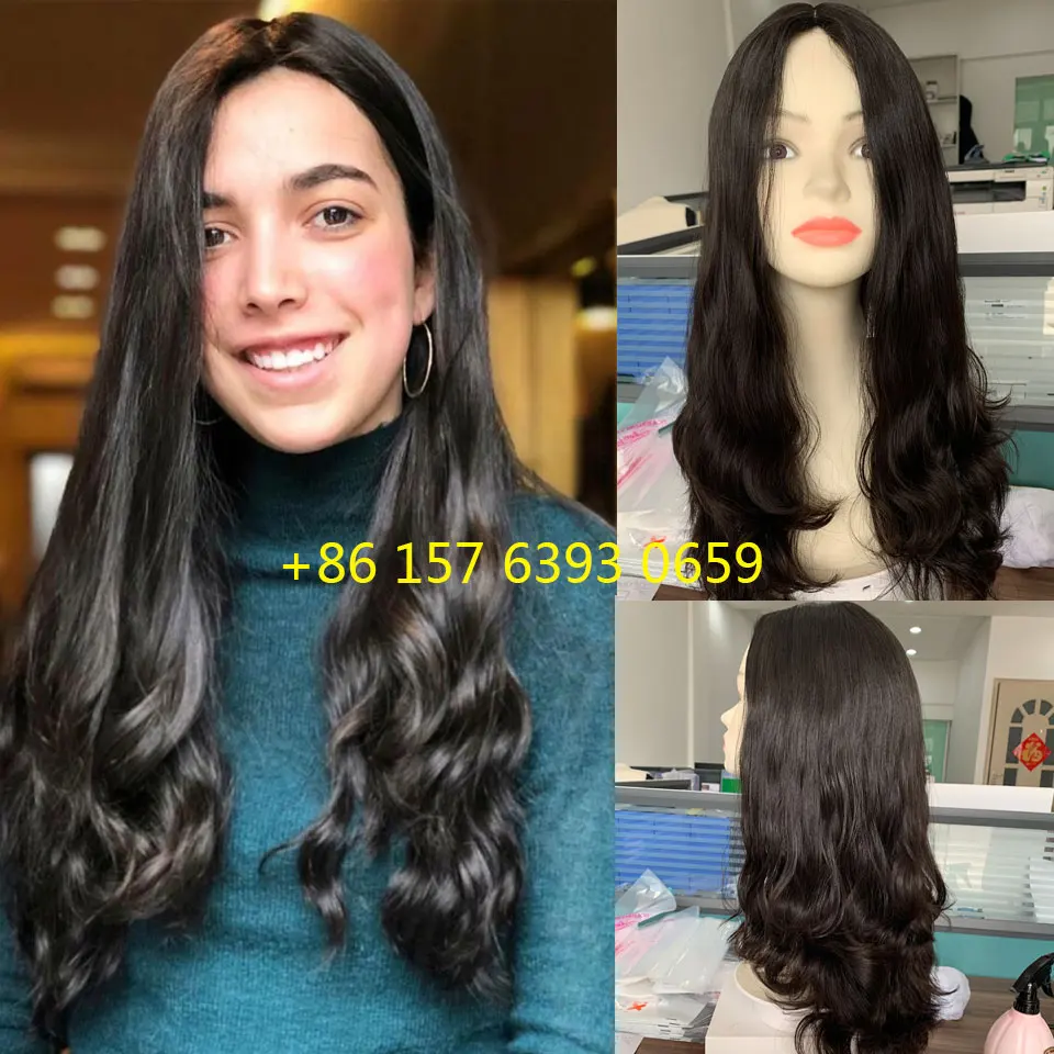 European Remy Hair Kosher Wig Layer Style Jewish Wig Unprocessed Hair