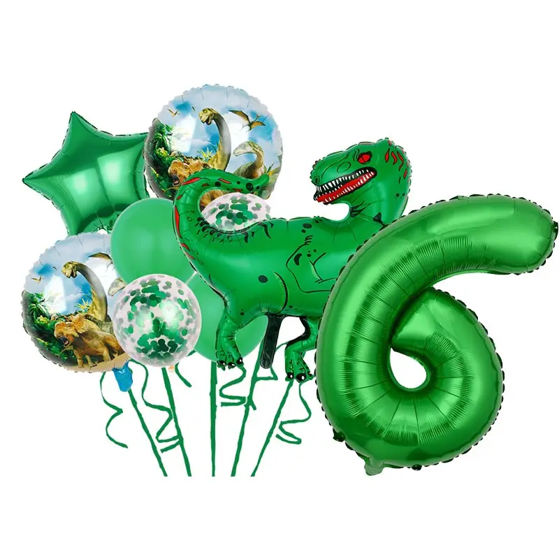 Dinosaurier Ballon Geburtstag Dekoration Anzahl Ballon Set Dinosaurier Cartoon Tier Geburtstag Dekoration Party Supplies für Kinder – Detail 16