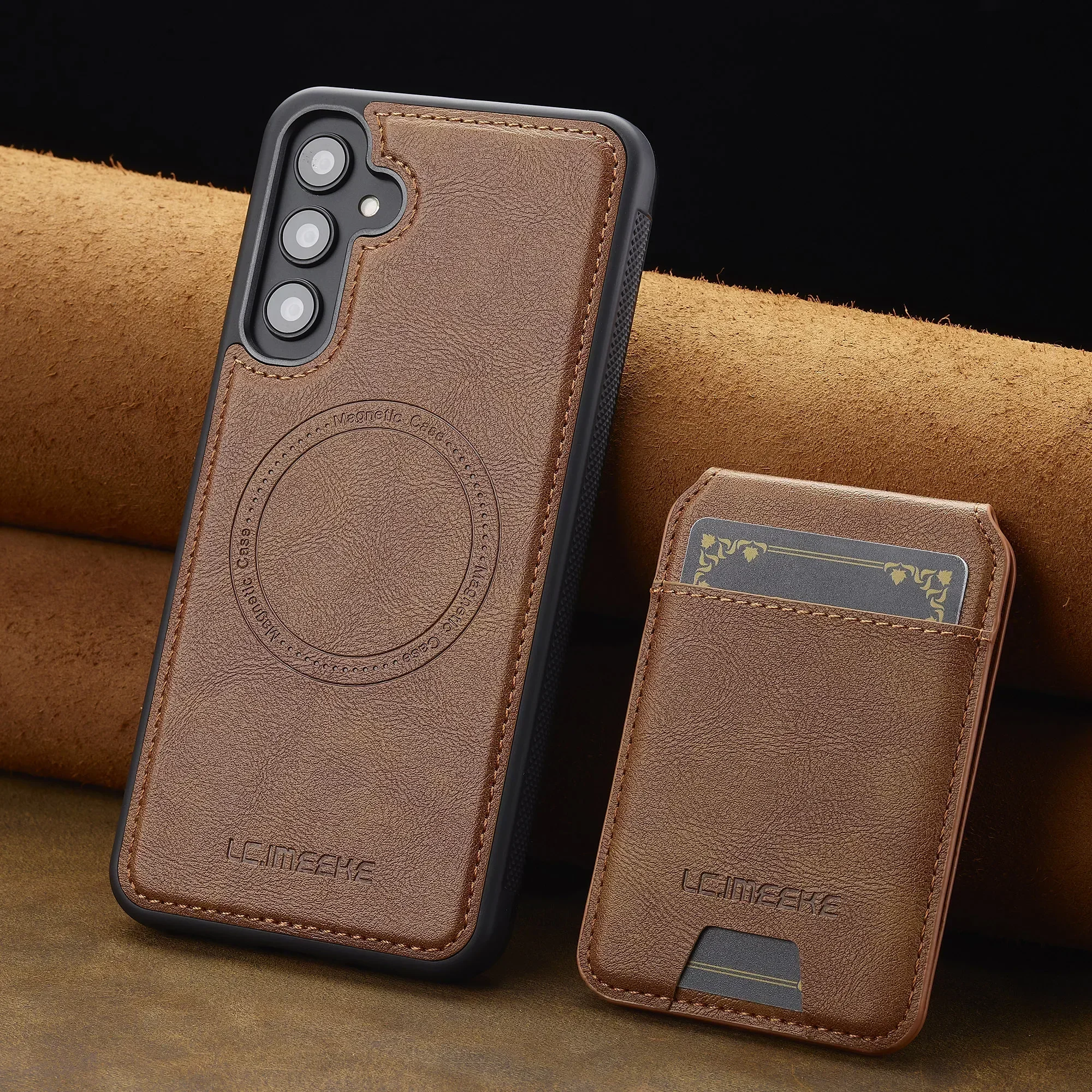 Detachable Leather Case For Samsung Galaxy S26 S25 Ultra S24 Plus S22 S21 FE A55 A35 A16 A36 A56 A15 A14 Card Wallet Phone Bag 2