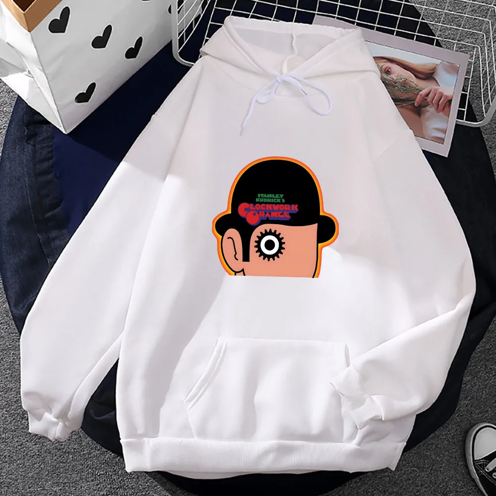 

A Clockworkk Orange Streetwear Men Harajuku Anime Sweatshirts Cartoon Funny Graphic Hoodies Long-sleeved Outfits Slight Strech