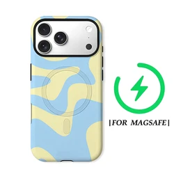 Lemon Wave Magnetic Tough Phone Case - Double - Layer Protection - iPhone 17 (FC)