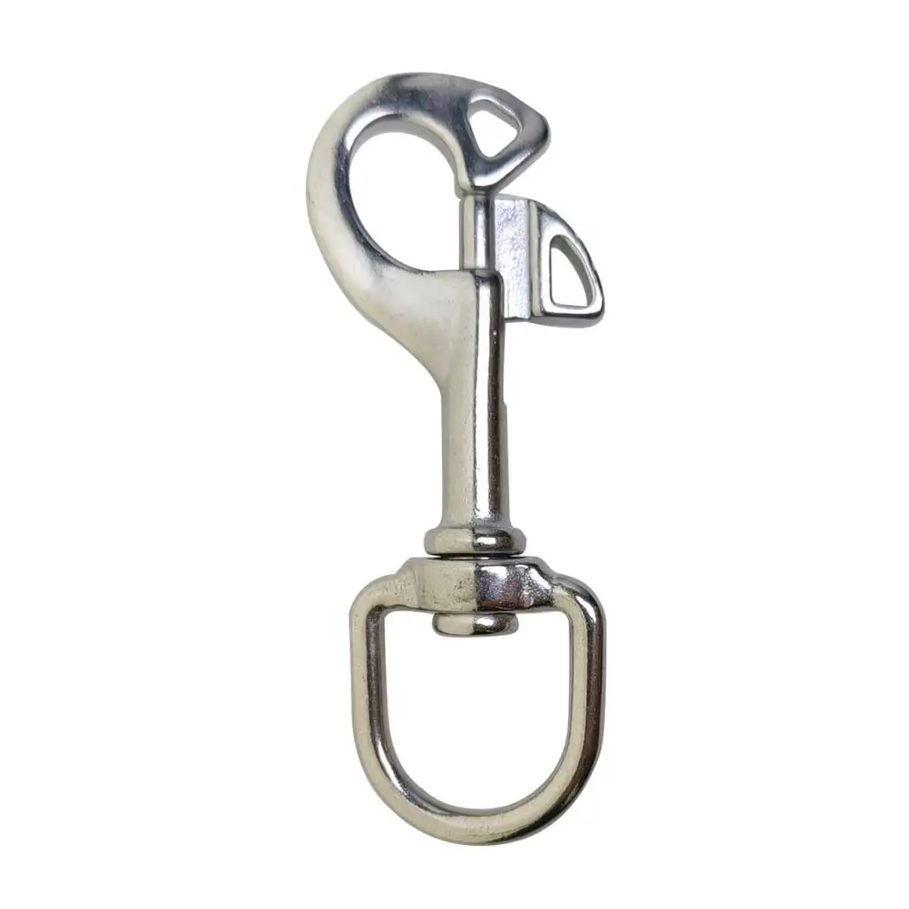 316 Stainless Steel Swivel Eye Butterfly SNAP Bolt Snap Quick Lock Diving Hook BCD Scuba Diving Accessoriess 2