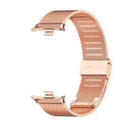 Premium Metal Strap Replacement for Xiaomi Smart Band Watch (Rose Gold 1)