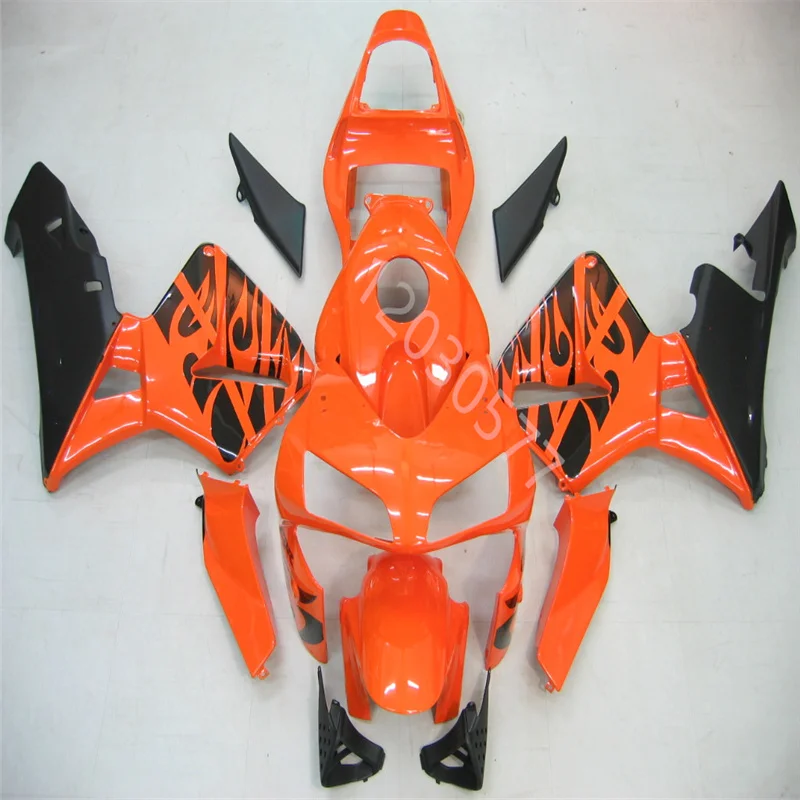 

Hot sales Fairing fit for honda CBR600RR F5 2003 -2004 CBR600RR F5 03 -04 orange black Injection motorcycle Fairing