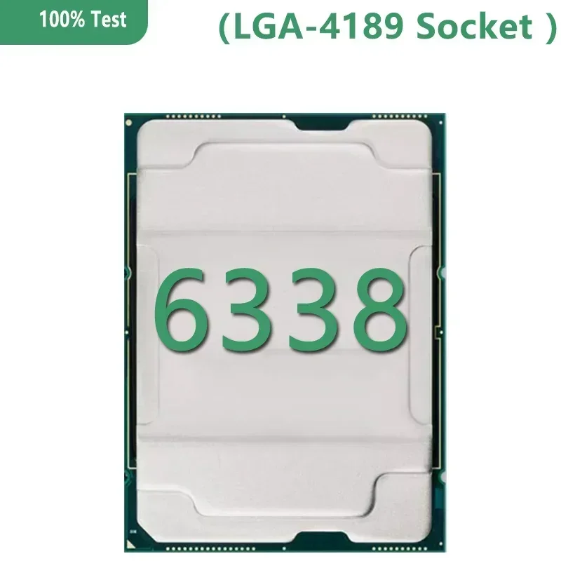 테스트 Xeon 6338 CPU platina 3.2GHZ 32C/64T 48MB CPU 205W 프로세서 LGA 4189 4189 Mortherboard 테스트