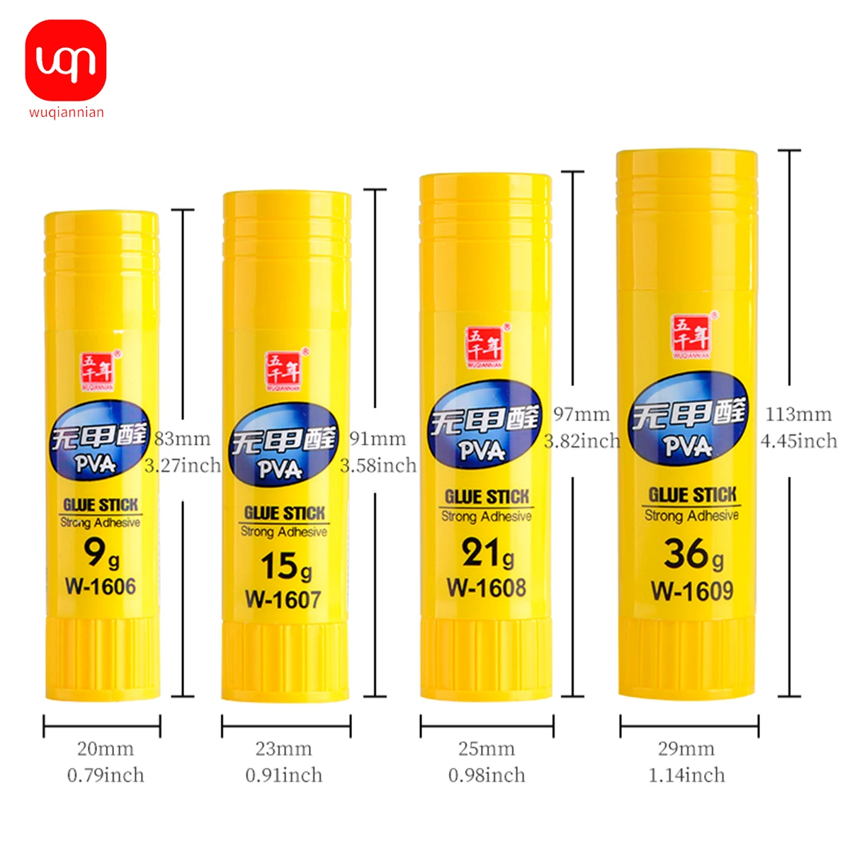 WQN-3/6PCS Safe Solid Glue Stick Non-Toxic PVA Student Stationery And Home Office Supplies 3