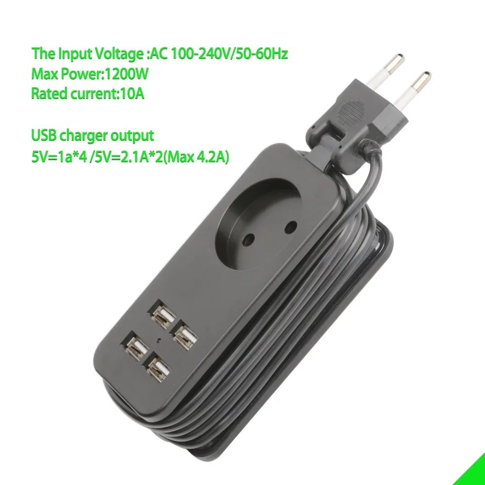 Удлинитель питания с USB-портом 1 5 м |