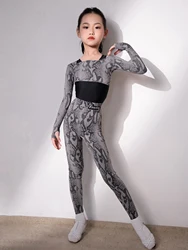 VENNY  Latin dance training dress,2023 fashion new style, pants long sleeves close, girls and children separate dance dress