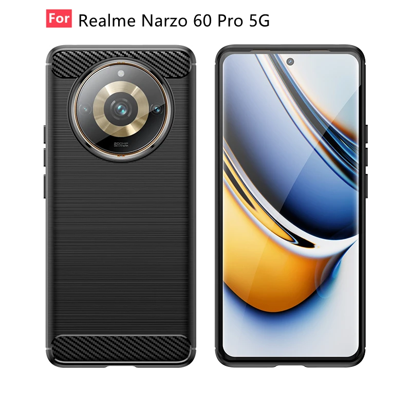 Per Realme Narzo 60 Pro 5G Custodia Cover Oppo Realme Narzo 60 Pro Coque Paraurti Antiurto Tpu Silicone Fundas Realme Narzo 60 Pro