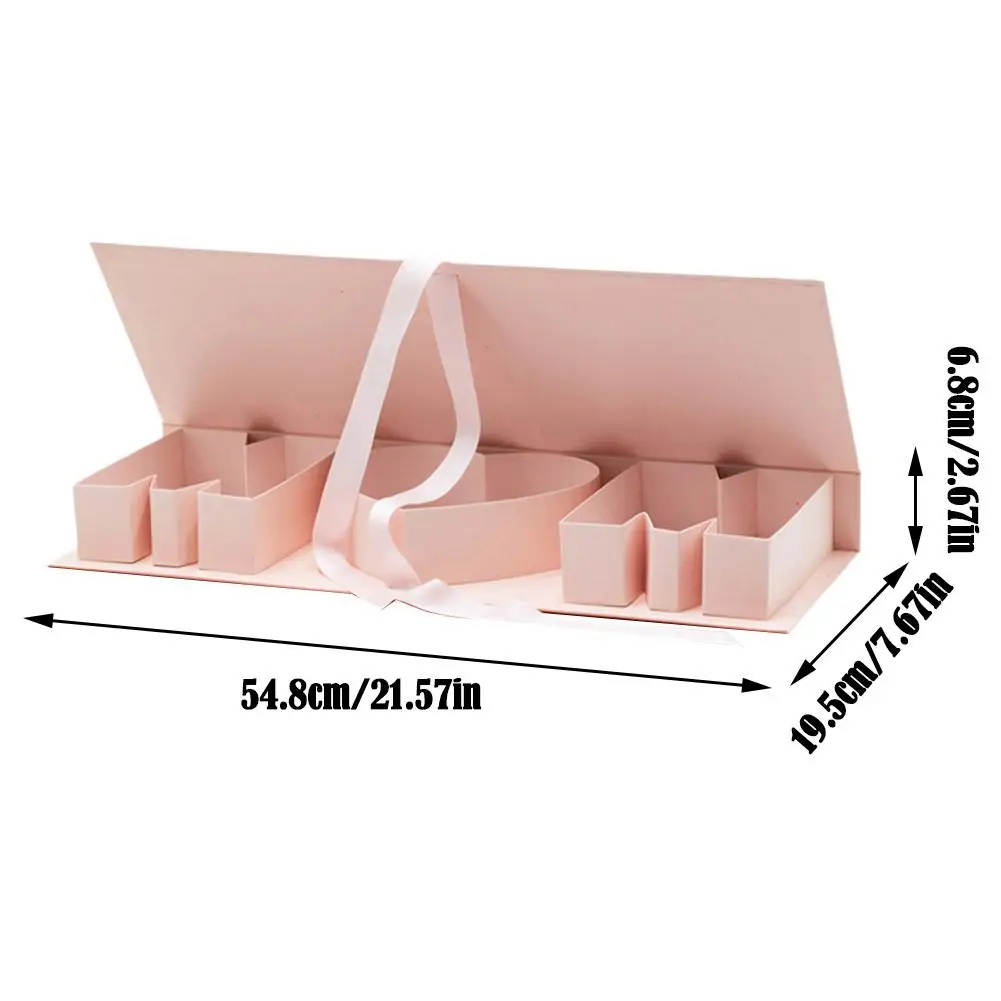AfricFlower Fillable Sweet Packaging Flower Box, Cardboard Shaped Spinal, Gift Box for Flower, Mother's Day, 1Pc