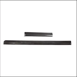 Premium ABS Dashboard Panel Trim Cover - Luxury Interior Decor for Toyota Land Cruiser Prado (Black wood grain)