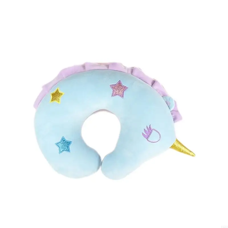 F68D Animal Memory Foam Ushaped Neck Pillow Unicorns Stuffed Animal Pillow 5