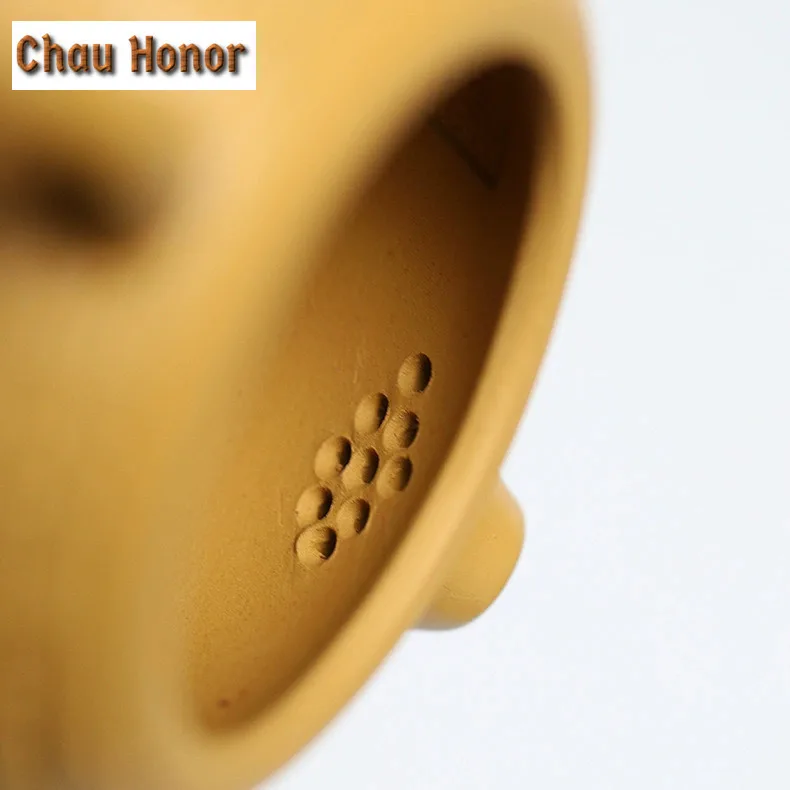 220ml Antique Yixing Purple Clay Teapots Handmade Bamboo Weaving Xishi Pot Raw Ore Section Mud Kettle With Filter Zisha Tea Set