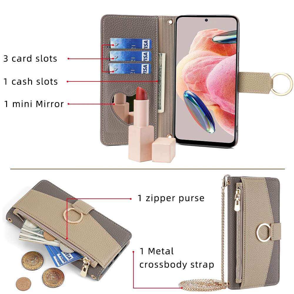 Versatile Zipper Lanyard Case with Multifunctional Design