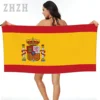 More Design Spain Flag Emblem Bath Towel Quick dry Microfiber Absorbing Soft Water Breathable Beach Swimming Bathroom 1