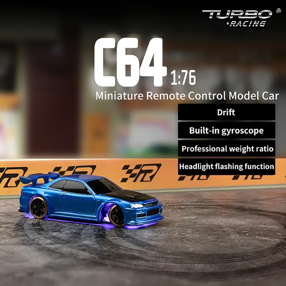 Turbo Racing 1:76 RC Car C61 C62 C63 C64 rc drift car with