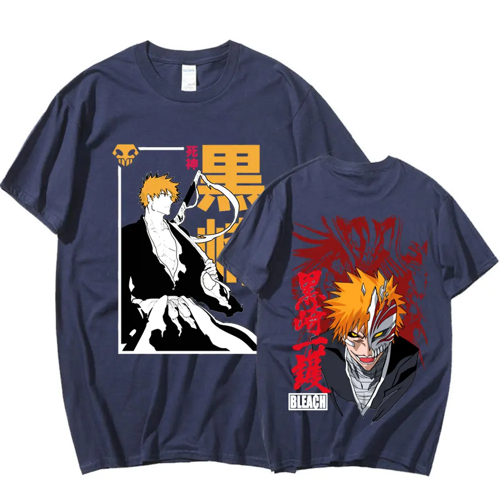 Vasto Lorde Ichigo T Shirt 100% Cotton Anime Arrancar Ichigo Kurosaki  Japanese Manga Shinigami Tokyo Ulquiorra Zero Bleach - AliExpress
