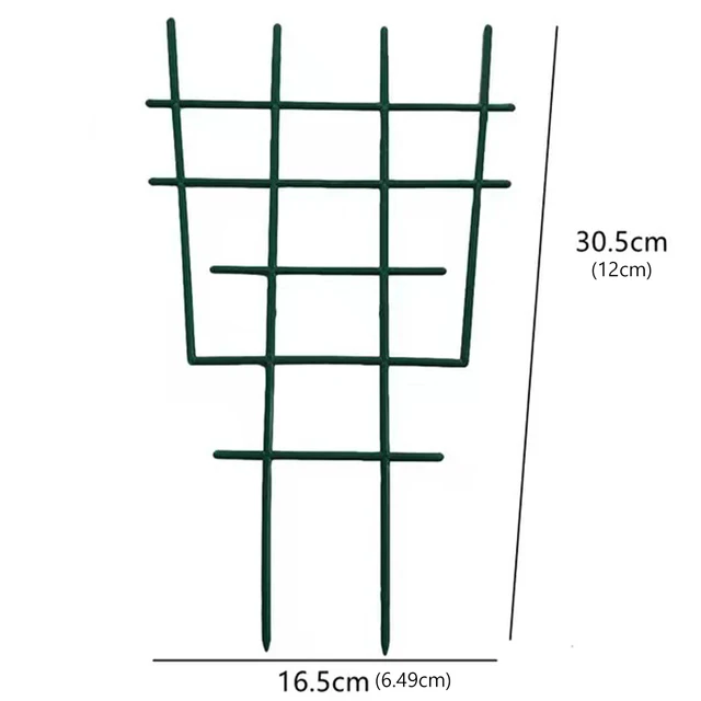 6 db Növényi Rácsok Egymásra Rakható Kicsi Cserepes Rácsos Műanyag Mászó Rács Újrafelhasználható Virágtámogató Növény - Image 3