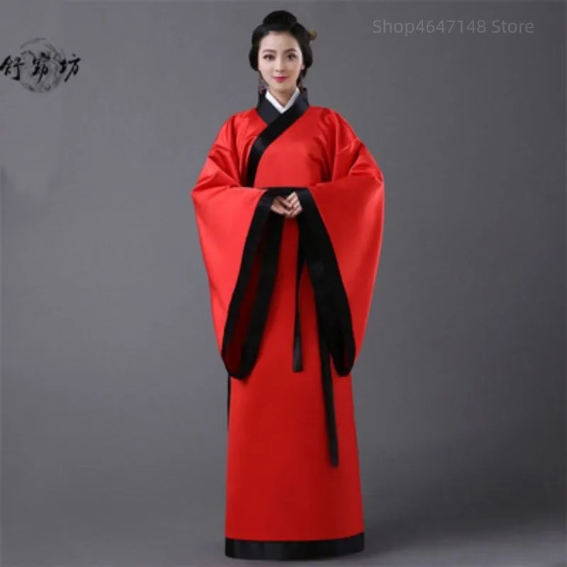 Hanfu Dress Women Ancient Chinese Traditional Hanfu Outfit Female Carnival Cosplay Costume Hanfu Dance Dress Purple-&red Sets Red Full Set | NL