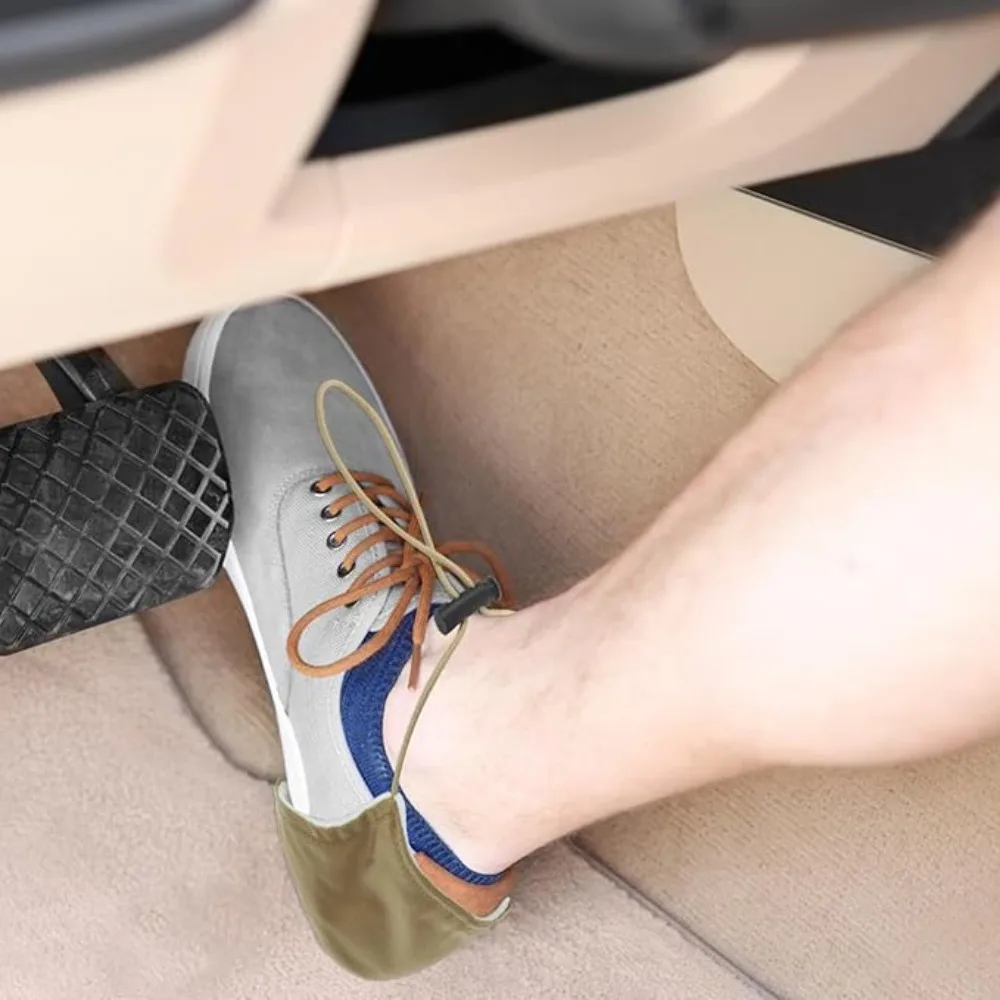 Driving Shoes Heel Covers Unisex Wearproof Car Prevent Wear Protection Anti-dirty Cover Automobile Accessories for Right Foot