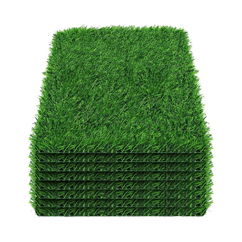 

Chicken Coop Essentials: 8Pcs 12X12 Inch Artificial Grass Nesting Pads, Reusable Egg Laying Bedding