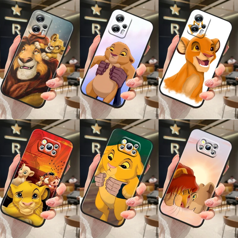 The Lion King Disney Anime Per Xiaomi Poco M5 M4 X4 X3 F3 Gt Nfc M3 C3 M2 F2 F1 X2 Pro Custodia Morbida In Silicone Nero Per Telefono